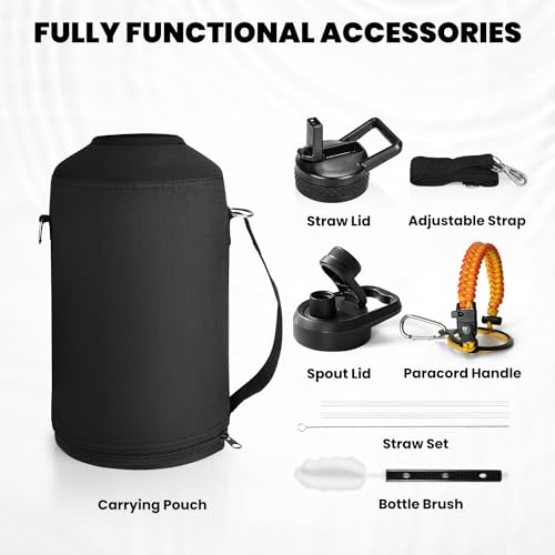 One Gallon Water Bottle Insulated 128 oz