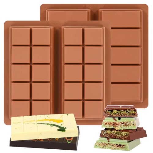 Dubai Chocolate Molds 1 Inch Deep (2 Count)