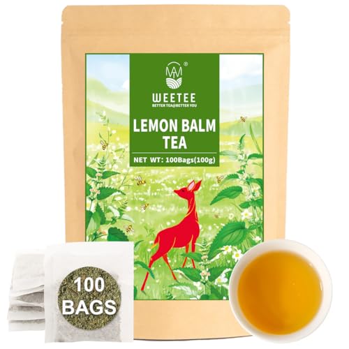 Lemon Balm Tea Bags 100 Count