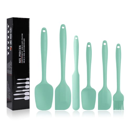 Silicone Spatulas Set (6 Count)
