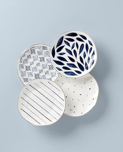 Blue Bay Porcelain Dessert Plates (4 Count)