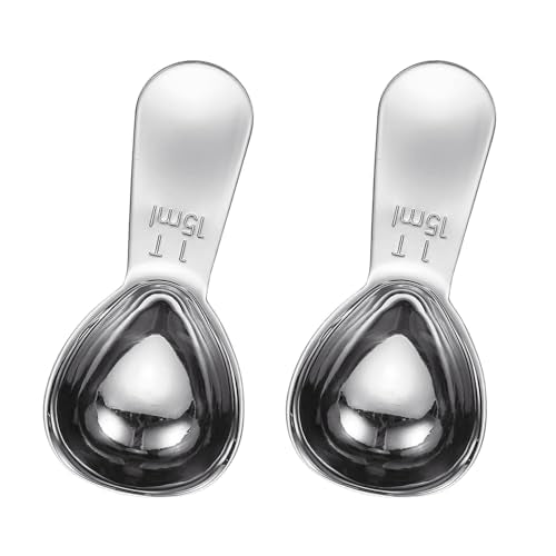 2Pcs Stainless Steel Coffee Scoop (2 Count)