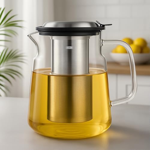 57oz Glass Tea Pot with Infuser (57 Count)