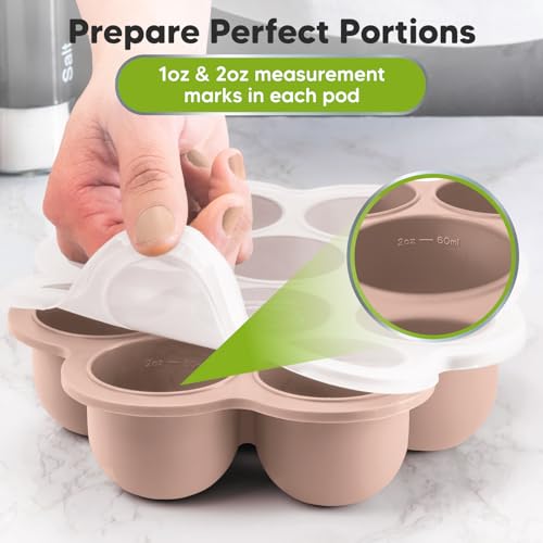 Silicone Food Freezer Trays with Lid