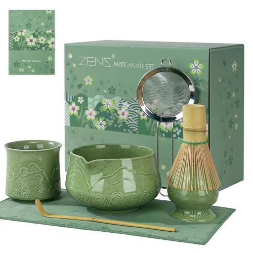 Premium Matcha Whisk Set with Blooming Cup