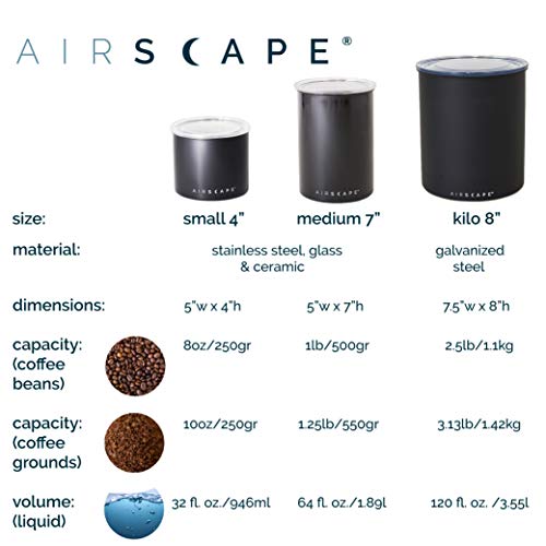 Planetary Design AirScape Stainless Steel Coffee Canister