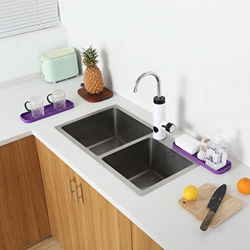 Silicone Kitchen Sink Organizer Tray for Multiple Usage