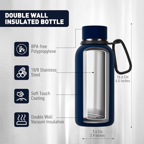 Small Water Bottle 12oz with Clip