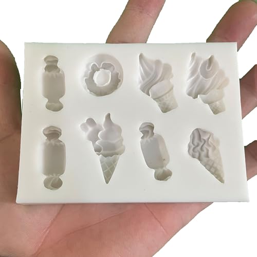 Lovely Small Items Silicone Fondant Molds Set For Cake Topper