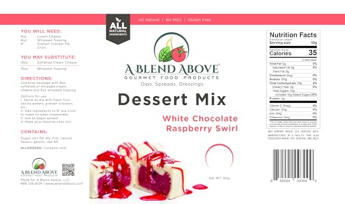 A Blend Above White Chocolate Raspberry Swirl Pie Mix (48 Ounce)