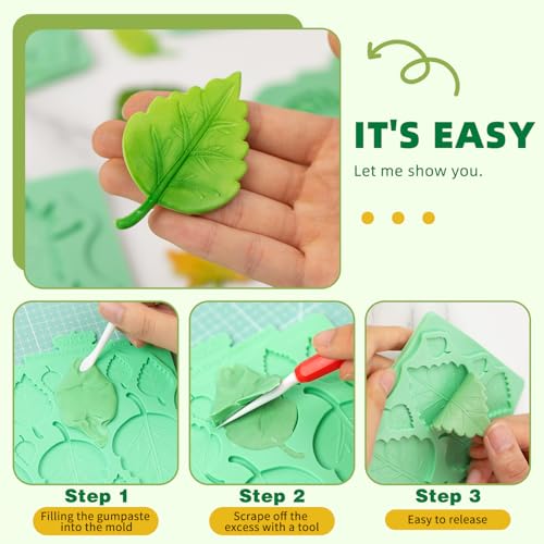Silicone Leaf Molds (2 Count)