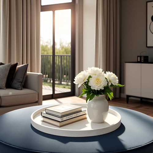20 Inch Round Ottoman Tray