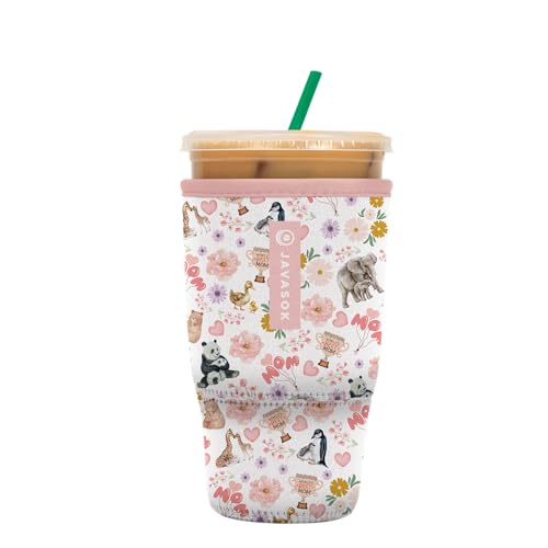 JavaSok Iced Coffee & Cold Soda Insulated Neoprene Cup Sleeve