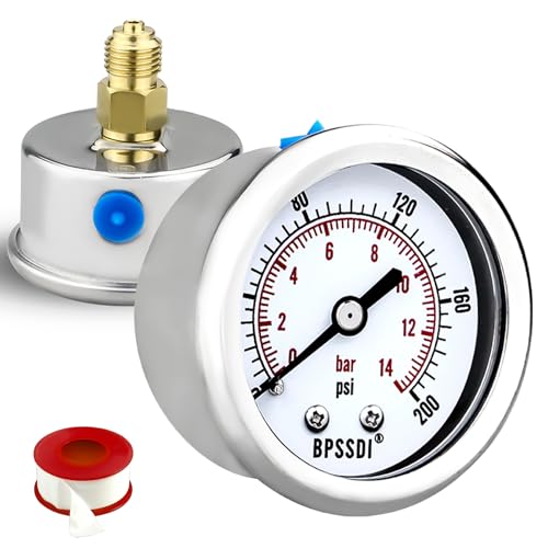 0 200 Psi Low Pressure Gauge
