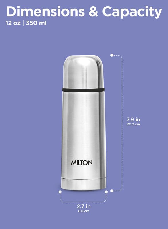 Flask 12 oz Insulated Water Bottle with Cover