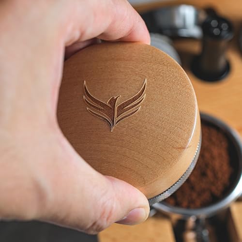 54mm Espresso Distributor for Breville Portafilters Maple