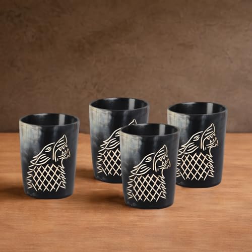 Viking Horn Shot Glasses Set of 12 (12 Count)