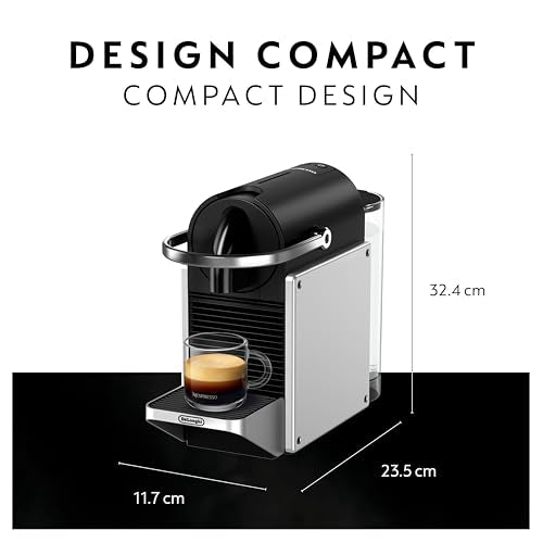 Pixie Aluminum Espresso Machine by De'Longhi