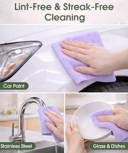 Microfiber Cleaning Cloth Roll (100 Count)