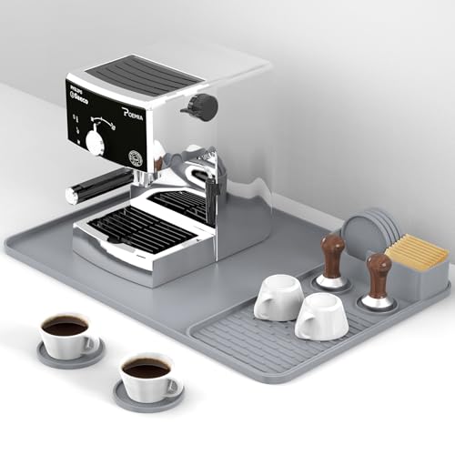 Silicone Coffee Mat with 6 Coasters (7 Count)