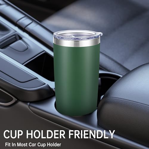 20 oz Tumblers Bulk Stainless Steel Tumbler with Lid (12 Count)