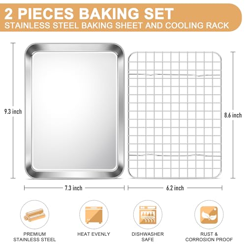 Baking Sheet with Wire Rack Set (2 Count)