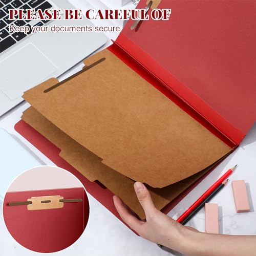12 Pcs Classification Folders Letter Size Bulk