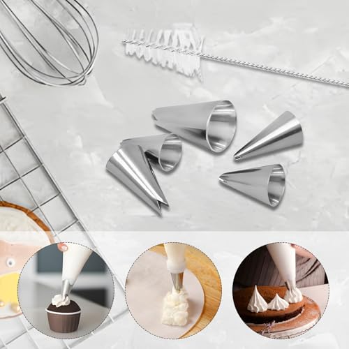 5PCS Piping Tips