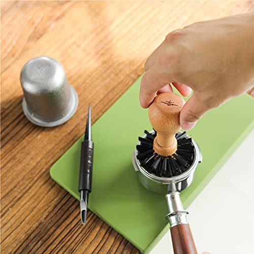 Coffee Portafilter Cleaning Brush Espresso Machine Portafilter Brush Speacial for 58mm Portafilter Professional Barista Cleaning Tools Effectively Cleaning B5341
