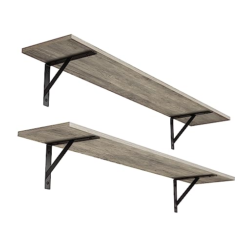 Long Wall Shelves (2 Count)