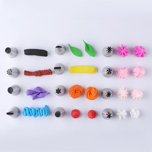 12 PCS Large Piping Tips