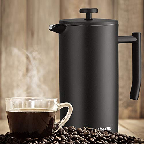 Large Insulated French Press Coffee Maker 50oz