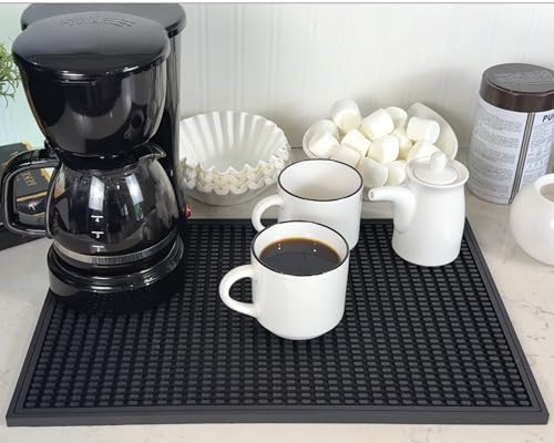 Espresso Tamping Mat 18x12 Black