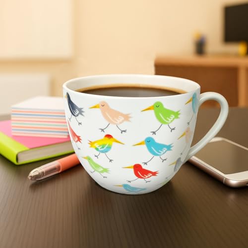 Birds Mugs for Daily Coffee and Tea