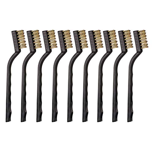 9PCS MINI Brass Brushes Set