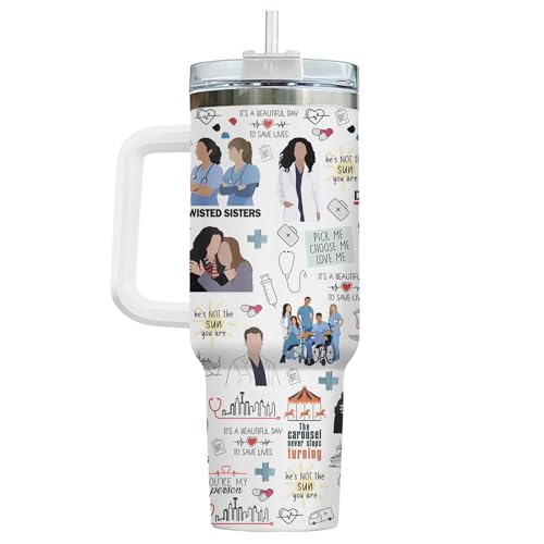 Twisted Sisters 40 oz Tumbler with Handle