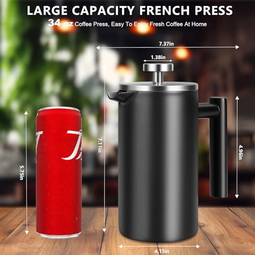 34 OZ Large French Press