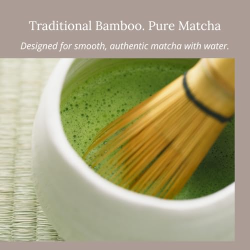 HAPPY PATH & CO Matcha Whisks for Japanese Matcha Tea (2 Count)
