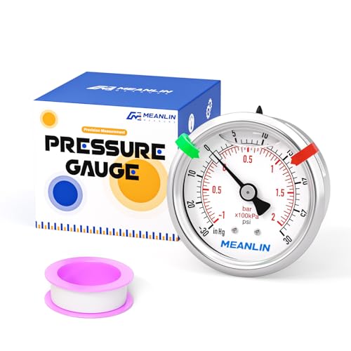 30inHG~30Psi Vacuum Pressure Gauge 1