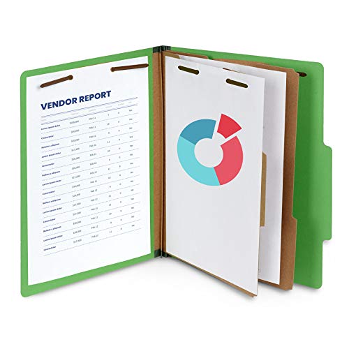 10 Classification Folders (10 Count)