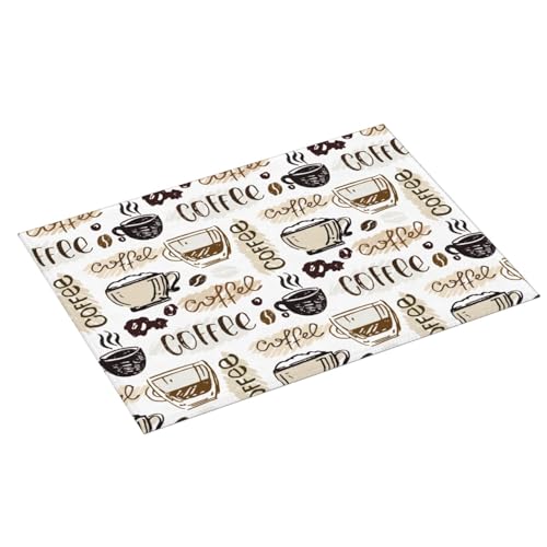Coffee Dish Drying Mat 18 x 24 Inch