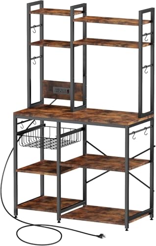 Bakers Rack with Power Outlet
