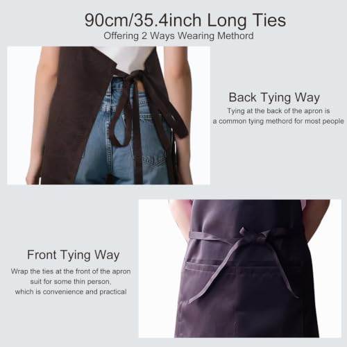 Kitchen Bib Chef Apron for Women Men