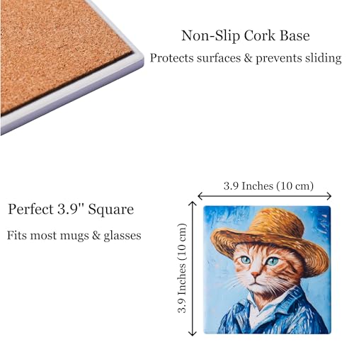 Ceramic Coasters Set of 4