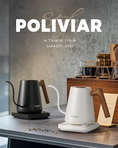 POLIVIAR Electric Gooseneck Kettle