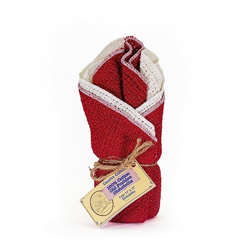 Old Fashion 100% Cotton Dishcloths (4 Count)