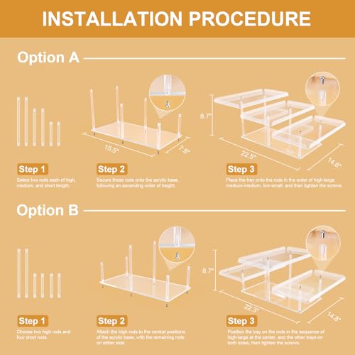 3 Tier Serving Tray for Entertaining