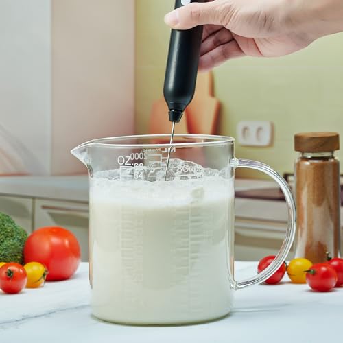 Borosilicate Glass Measuring Cup with Insulated Handle