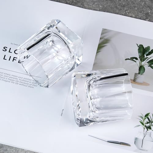 Crystal Whiskey Glasses Set of 2 Old Fashioned Glasses Hand Blown (2 Count)