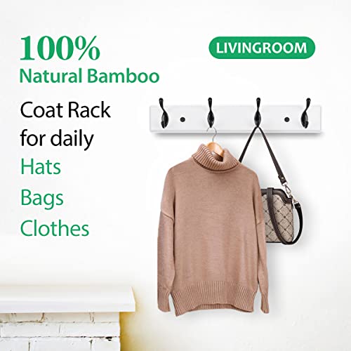 Heavy Duty Wooden Coat Rack